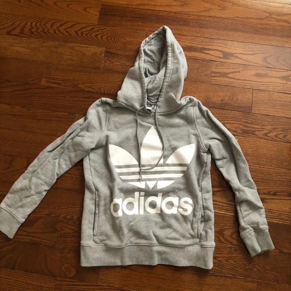 Adidas grey sweat shirt
